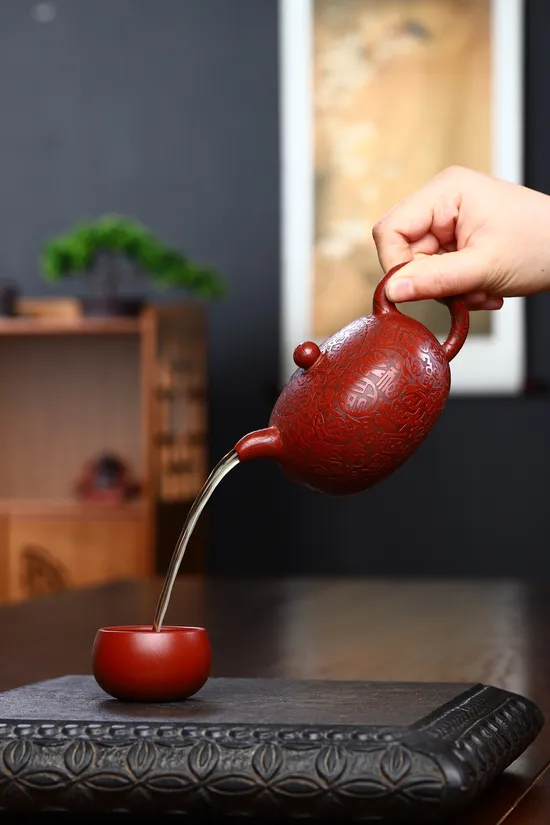Zisha Teapots: Hundred Blessings Round Pearl | 2100 CNY 3