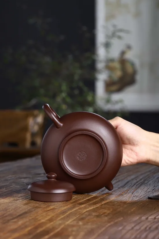Premium Yixing Zisha Teapot - Artisan Crafted Collectible with Dual Certifications 6