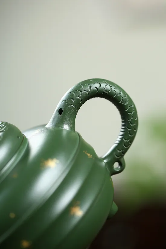 Zisha Teapots: 3 | 300 CNY | Republican-era green clay 1