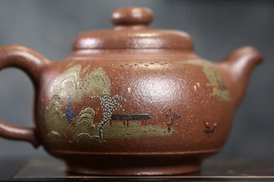 Zisha Teapots: Jiang Yaping | 400cc | aged jade-sand clay 7