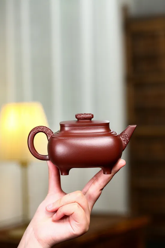 Yixing Zisha Teapot - Zhou Xinyuan Masterpiece, Antique Clay Craft 2