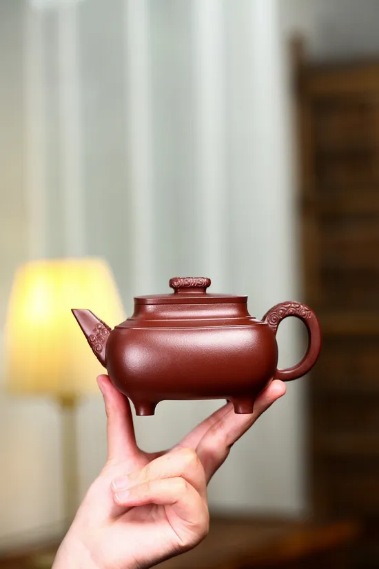 Yixing Zisha Teapot - Zhou Xinyuan Masterpiece, Antique Clay Craft 4
