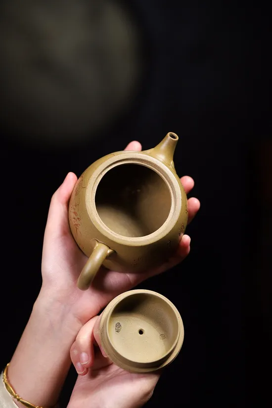 Premium Yixing Teapot | Handcrafted Zisha Clay | Ruyi Jinglan Design 4