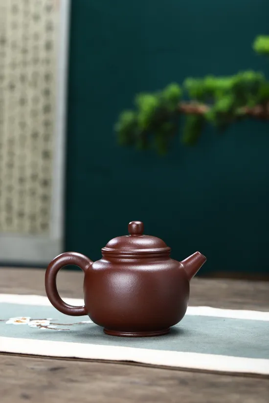 Artisan Yixing Zisha Teapot | Handcrafted Purple Clay Pottery 1