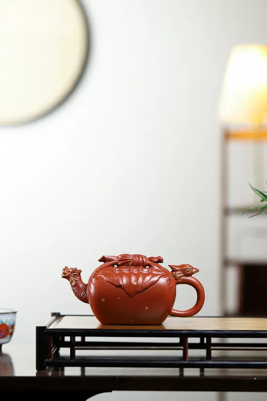 Yixing Zisha Teapot | Master Yang's Dragon-Phenix Artistry 8