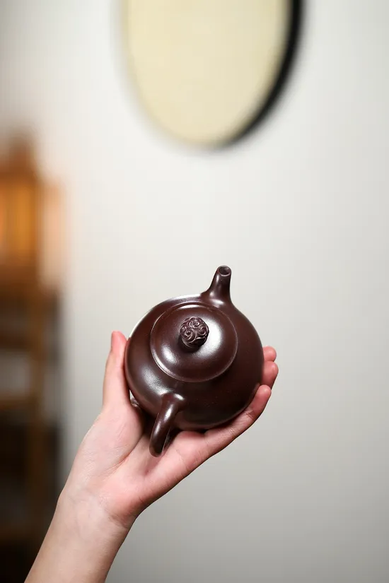Premium Yixing Dragon Blood Clay Teapot | Handcrafted Artisan Pottery 1