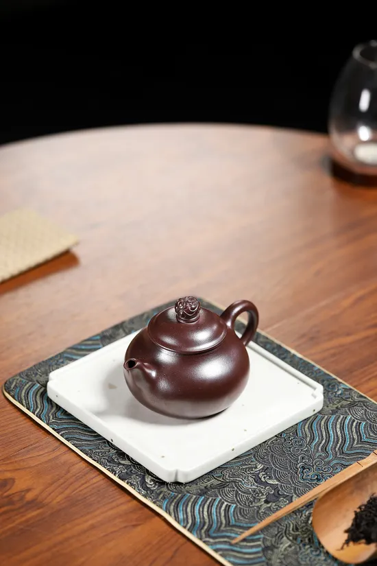 Premium Yixing Dragon Blood Clay Teapot | Handcrafted Artisan Pottery 2