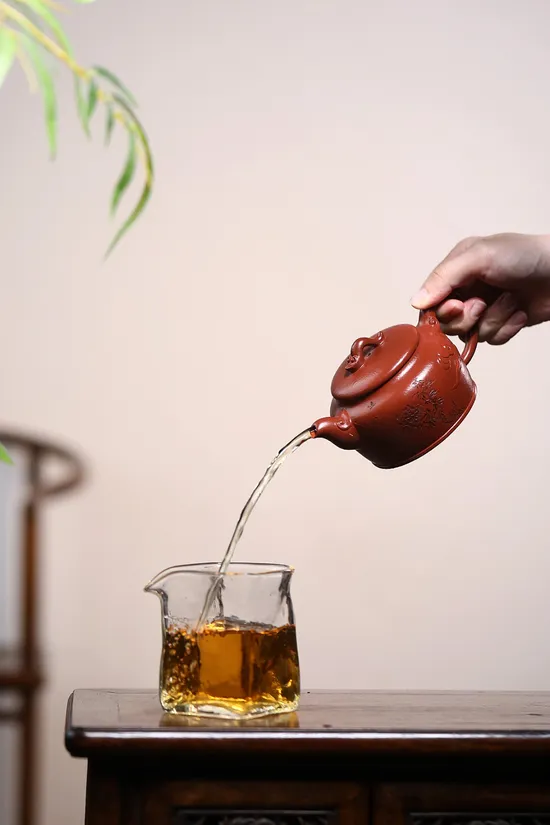 Premium Yixing Clay Teapot: Handcrafted Artisan Zisha Pot with Antique Design 5