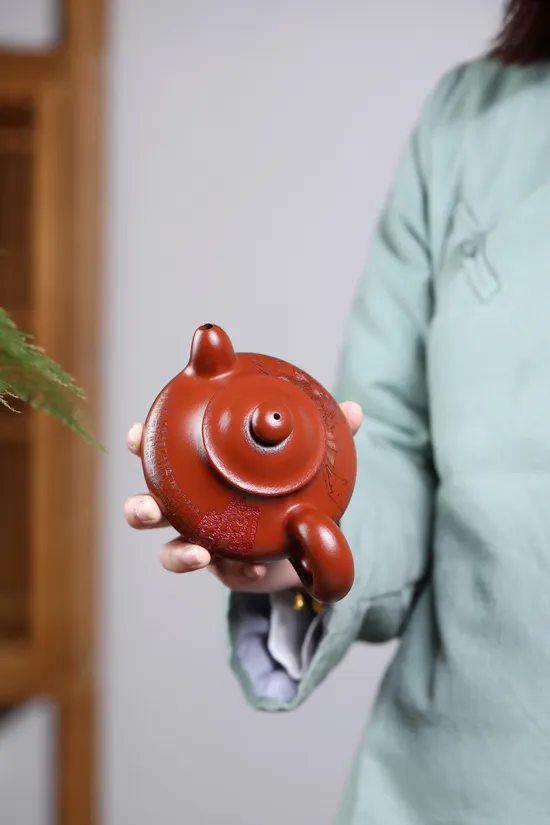 Collector's Zisha Clay Teapot | Handcrafted Yixing Artistry 6