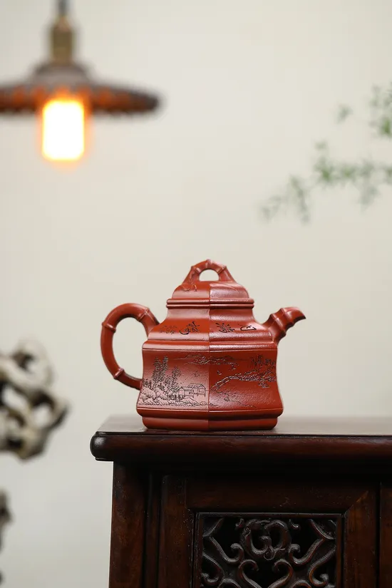 Premium Yixing Zisha Teapot - Artisan Crafted Collectible 9