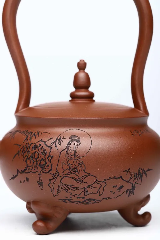 Collectible Zisha Teapot | Handcrafted Yixing Clay Pot by Master Fang 1