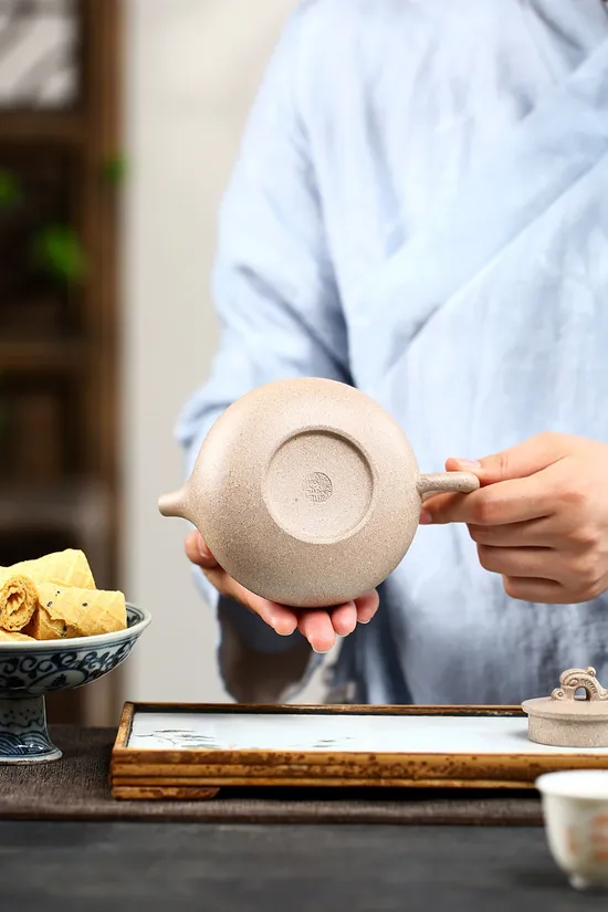 Yixing Clay Teapot | Artisan Dragon Zisha Teapot 00cc 7