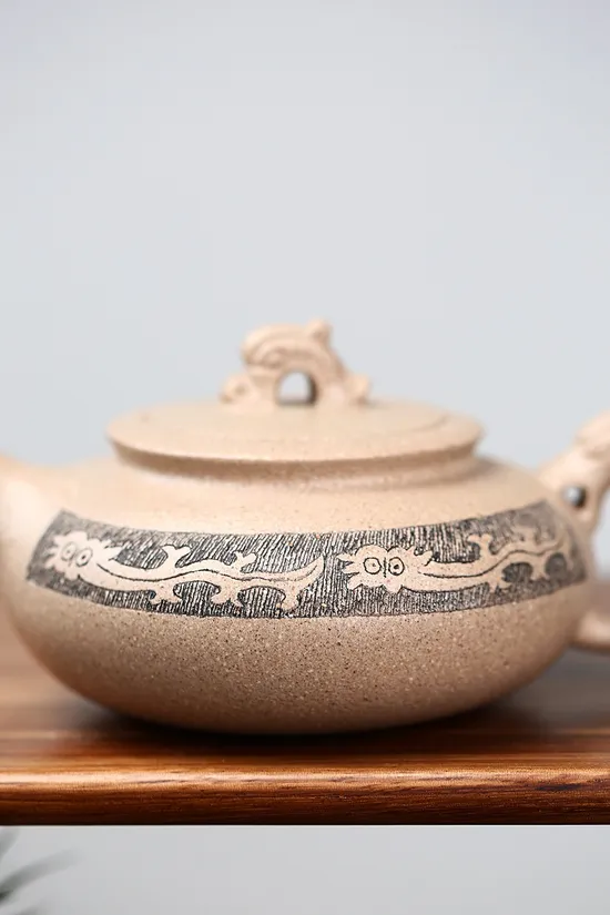 Yixing Clay Teapot | Artisan Dragon Zisha Teapot 00cc 8