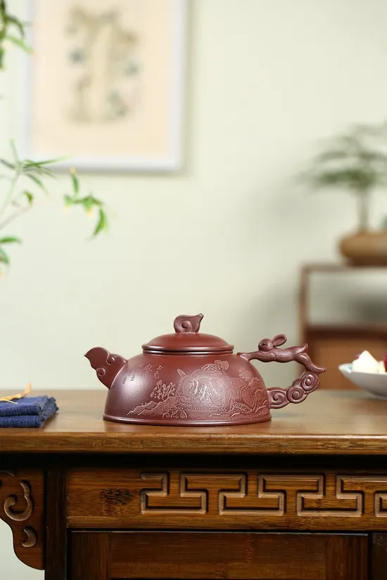 Premium Yixing Zisha Teapot - Handcrafted by Master Shi Futang | Artisan Craft 4
