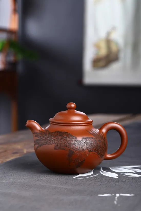 Yixing Zisha Teapot 500cc | Master Crafted Purple Clay Pot | Collector's Edition 1