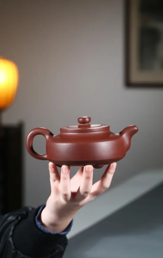 Premium Yixing Clay Teapot | Handcrafted Artisan Zhou Pan Design 6