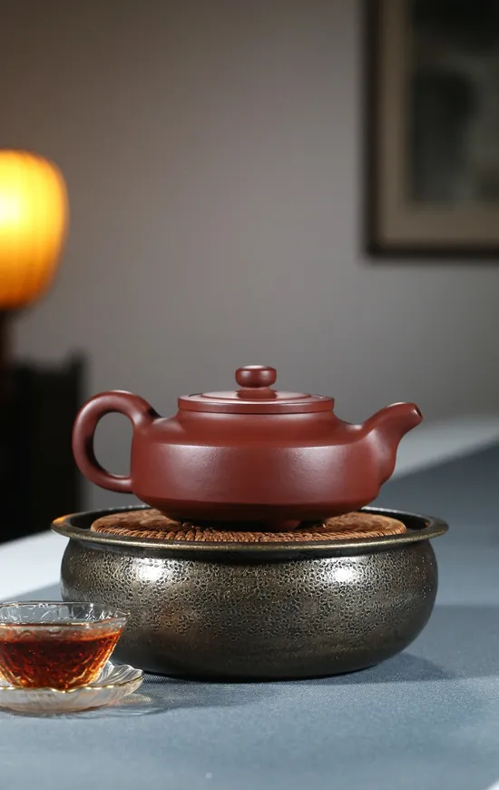 Premium Yixing Clay Teapot | Handcrafted Artisan Zhou Pan Design 7