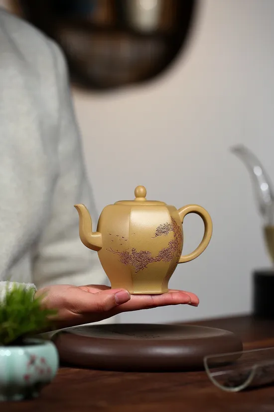 Premium Yixing Zisha Teapot | Handcrafted Clay Artistry | 00cc 2