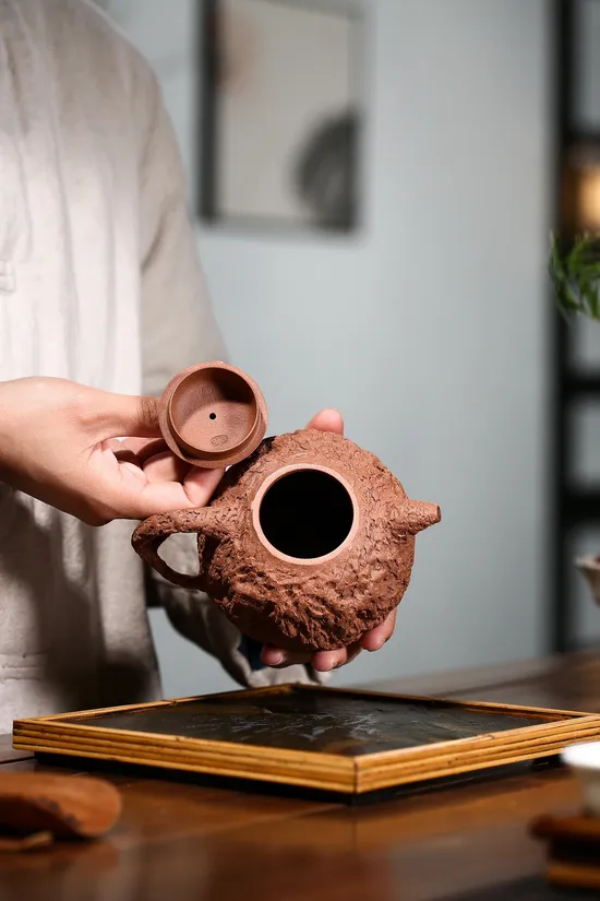 Yixing Zisha Teapot Set - Artisan Zhang Weijun Collection 9