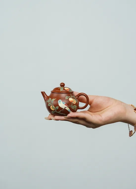 Premium Yixing Clay Teapot | Authentic Handcrafted 110cc Zisha Pot 3