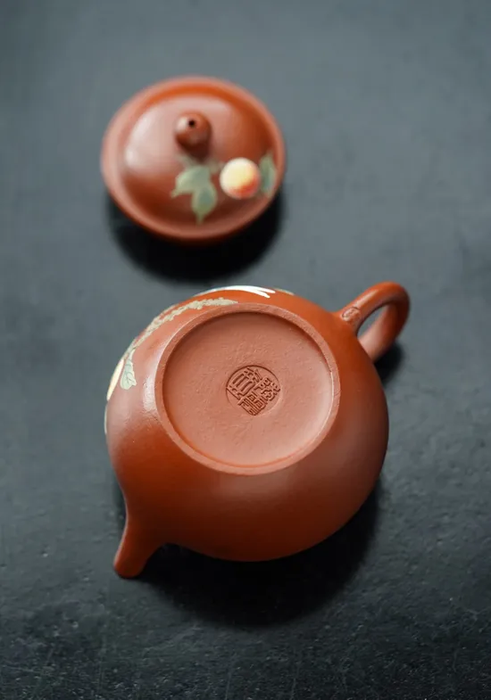 Premium Yixing Clay Teapot | Authentic Handcrafted 110cc Zisha Pot 4