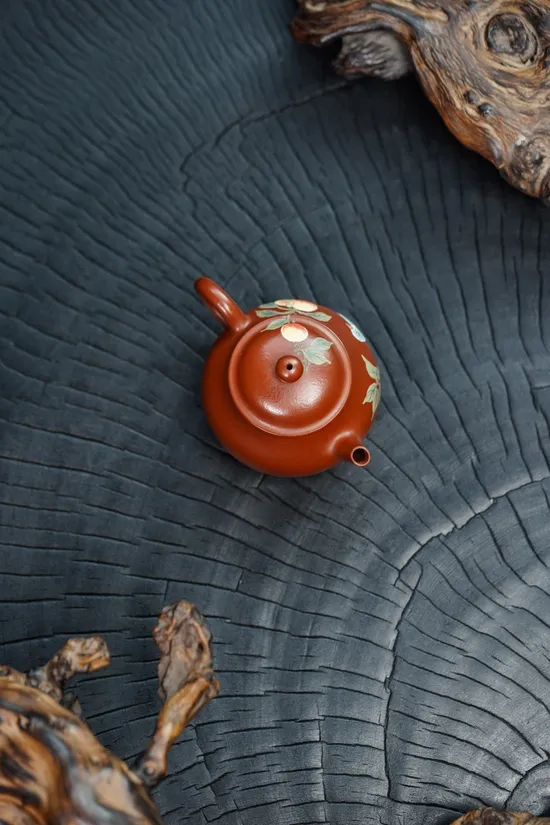 Premium Yixing Clay Teapot | Authentic Handcrafted 110cc Zisha Pot 5