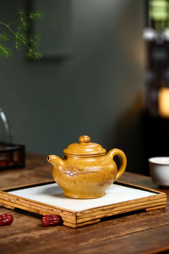 Premium Yixing Zisha Teapot: Handcrafted Dragon Kiln Ceramics 4