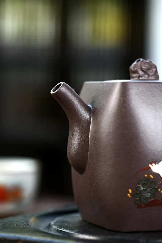 Premium Yixing Clay Teapot Set | Zhou Gong Taihu Stone Series 3