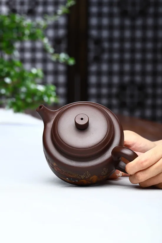 Premium Yixing Zisha Clay Teapot | Handcrafted Artisan Collectible 2