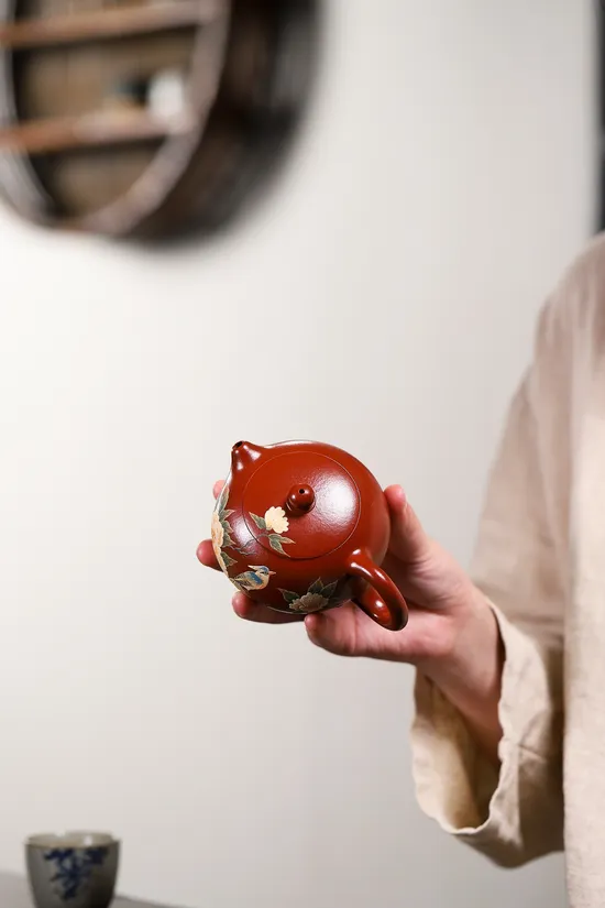Zisha Teapots: Da Hong Pao clay | Xishi Teapot 1