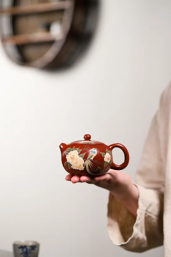 Zisha Teapots: Da Hong Pao clay | Xishi Teapot 6