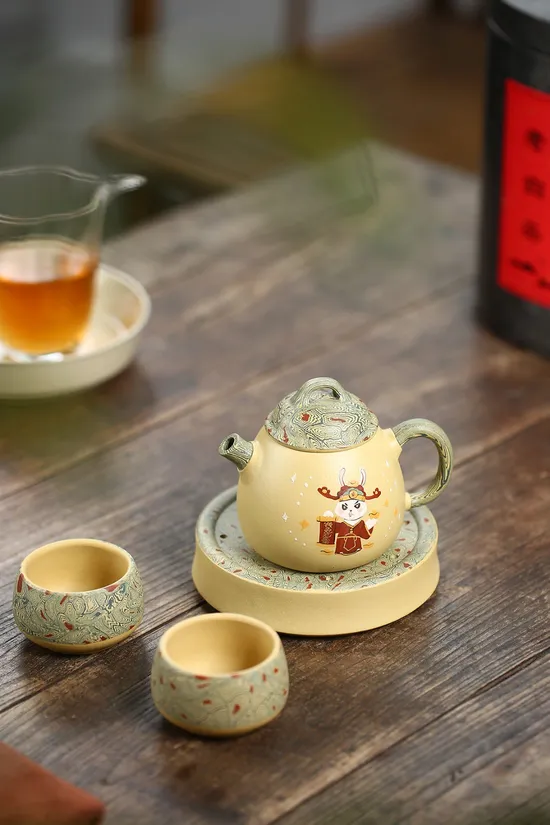 Zisha Teapots: Prosperous Future Tea Set | Yu Hua Bao 6