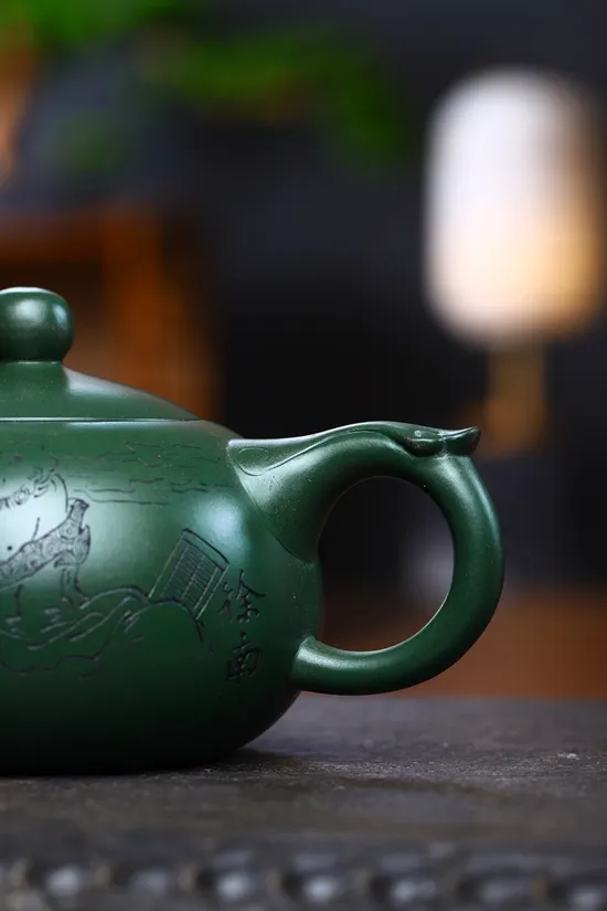 Yixing Clay Teapot Masterpiece - Zhou Xinyuan Collectible Artistry 1