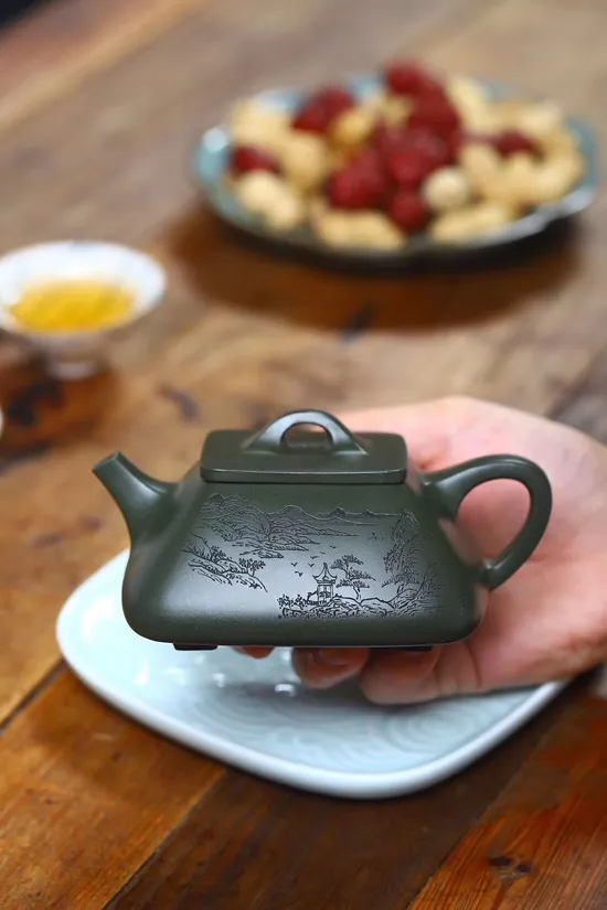 Handcrafted Yixing Clay Teapot - Golden Award Winner, Zisha Art Collection 5