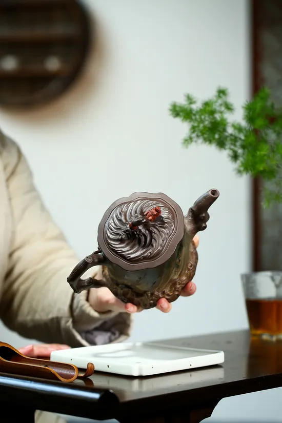 Yixing Zisha Teapot - Masterpiece Dragon & Tiger Design | 500cc 5