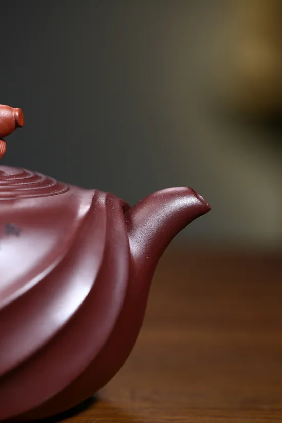 Zisha Teapots: rare purple eggplant clay | Fish Leaping Through the Dragon Gate 1