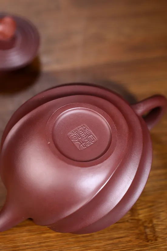 Zisha Teapots: rare purple eggplant clay | Fish Leaping Through the Dragon Gate 4