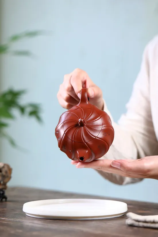 Premium Yixing Zisha Teapot | Handcrafted Clay Artistry 5