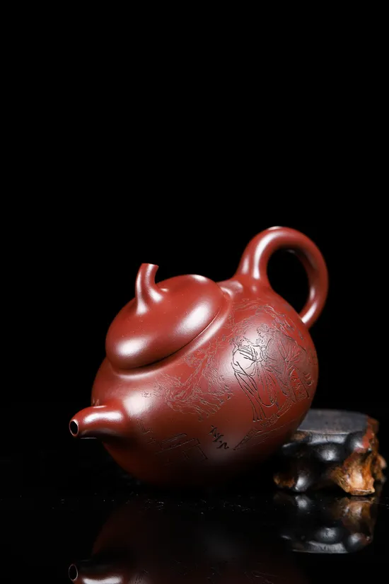 Yixing Zisha Teapot - Researcher-Grade Artist Chen Yue'e - SEO Optimized 9