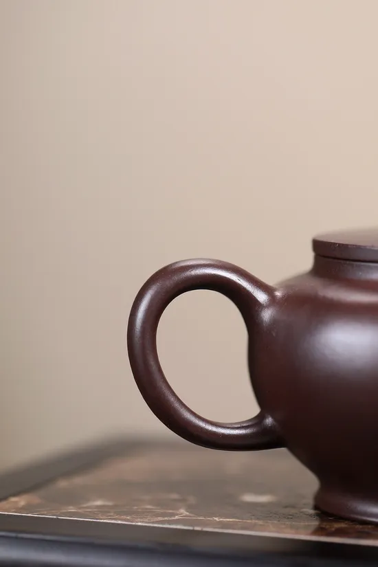 Zisha Teapots: Prosperous Dragon Palace Lantern | deep-well old purple clay 3