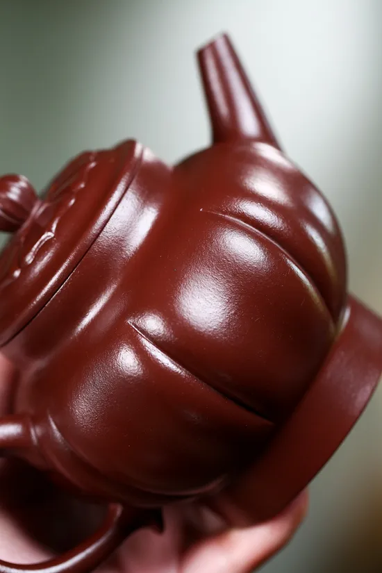 Authentic Yixing Zisha Teapot | Handcrafted Purple Clay Pot 2