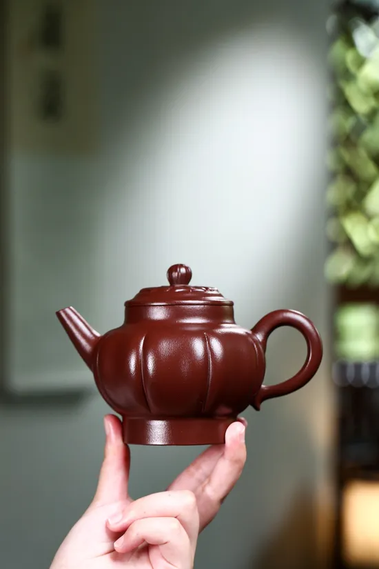 Authentic Yixing Zisha Teapot | Handcrafted Purple Clay Pot 4