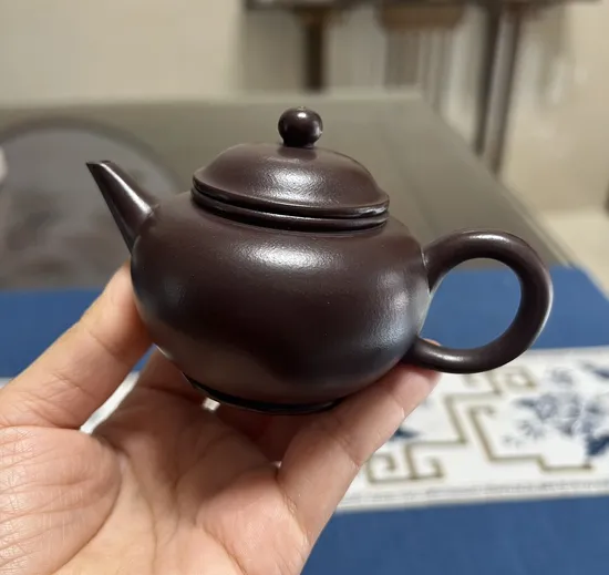 Premium Yixing Clay Teapot | Handcrafted, 110cc, Classic Design 5