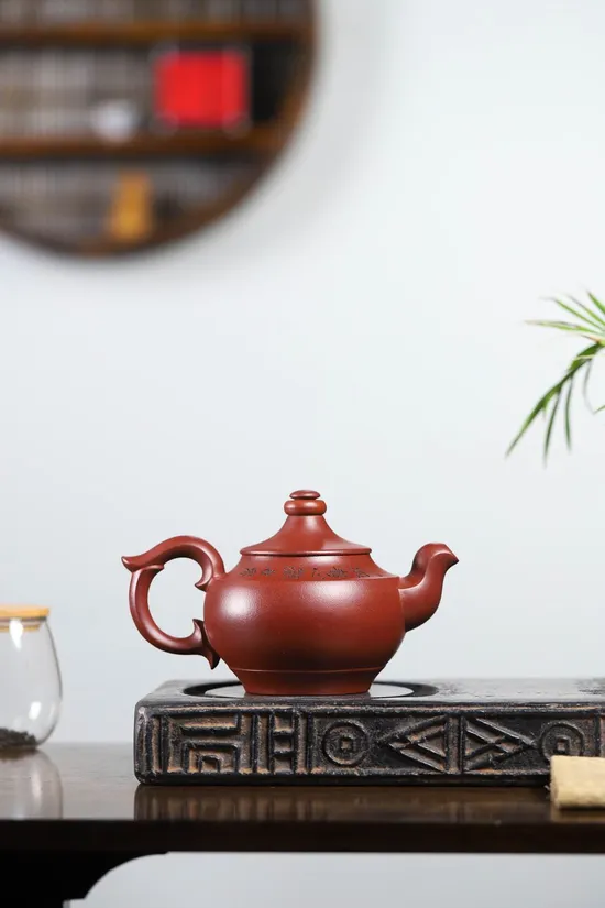 Zisha Teapots: preserved date red clay | 400cc capacity 8