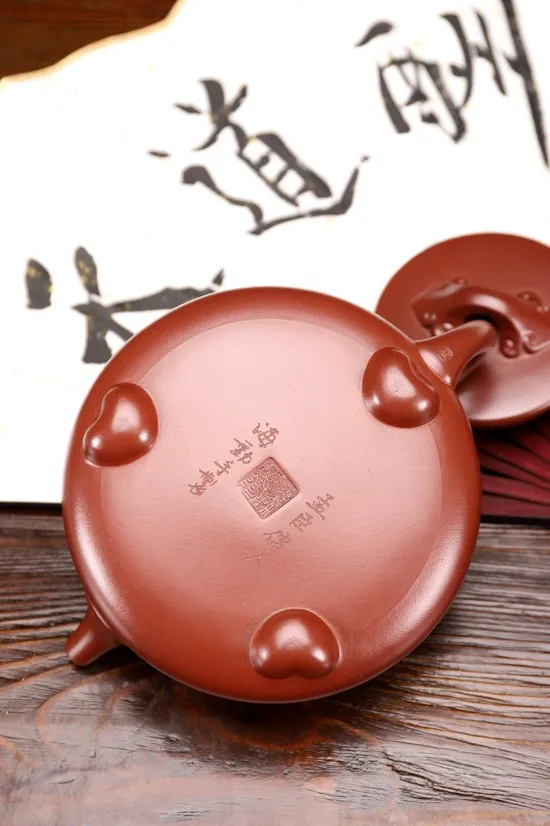 Premium Yixing Zisha Teapot | Artisan Crafted Purple Clay Pottery 4