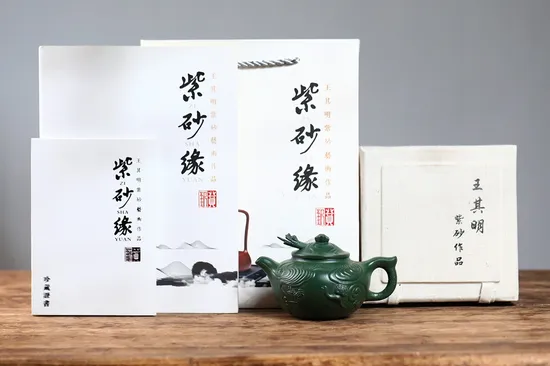 Yixing Zisha Clay Teapot | Handcrafted Artisan Teapot & Collectible 9