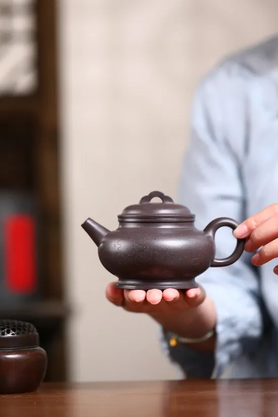 Zisha Teapots: Song Feng Peng Xue | Tianqing clay 6