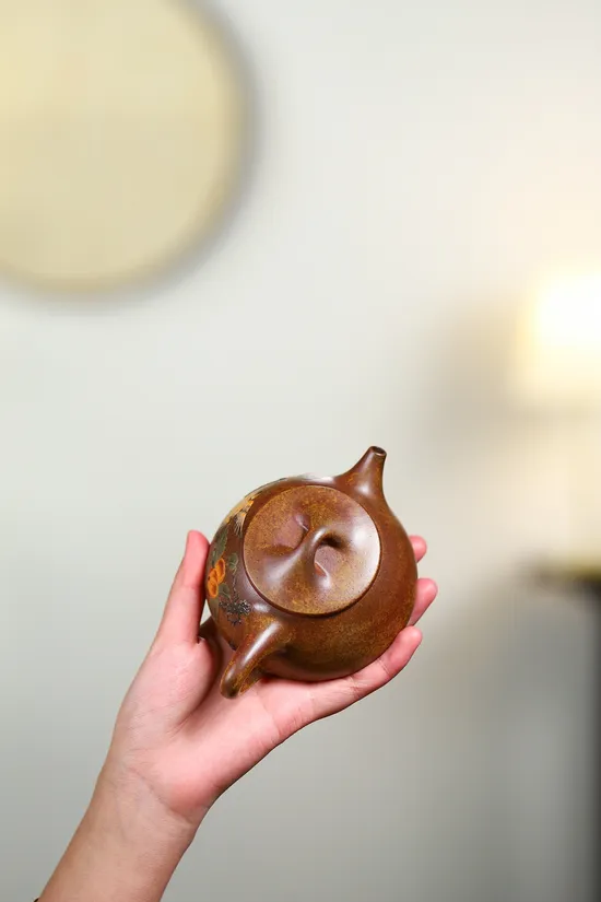 Premium Yixing Zisha Teapot | Yang Junbao Stone Dipper | Handcrafted 8