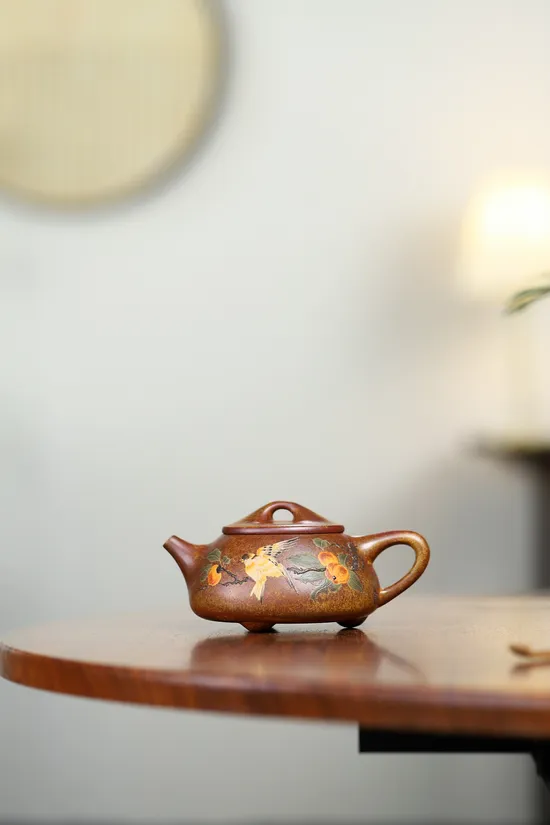 Premium Yixing Zisha Teapot | Yang Junbao Stone Dipper | Handcrafted 9