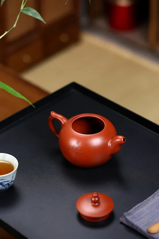 Yixing Zisha Teapot: Rare Dahongpao Clay Artisan Masterpiece 5